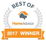 Home Advisor Best of 2017 badge.